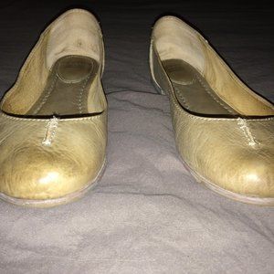 Frye Gray Flat Leather Shoes